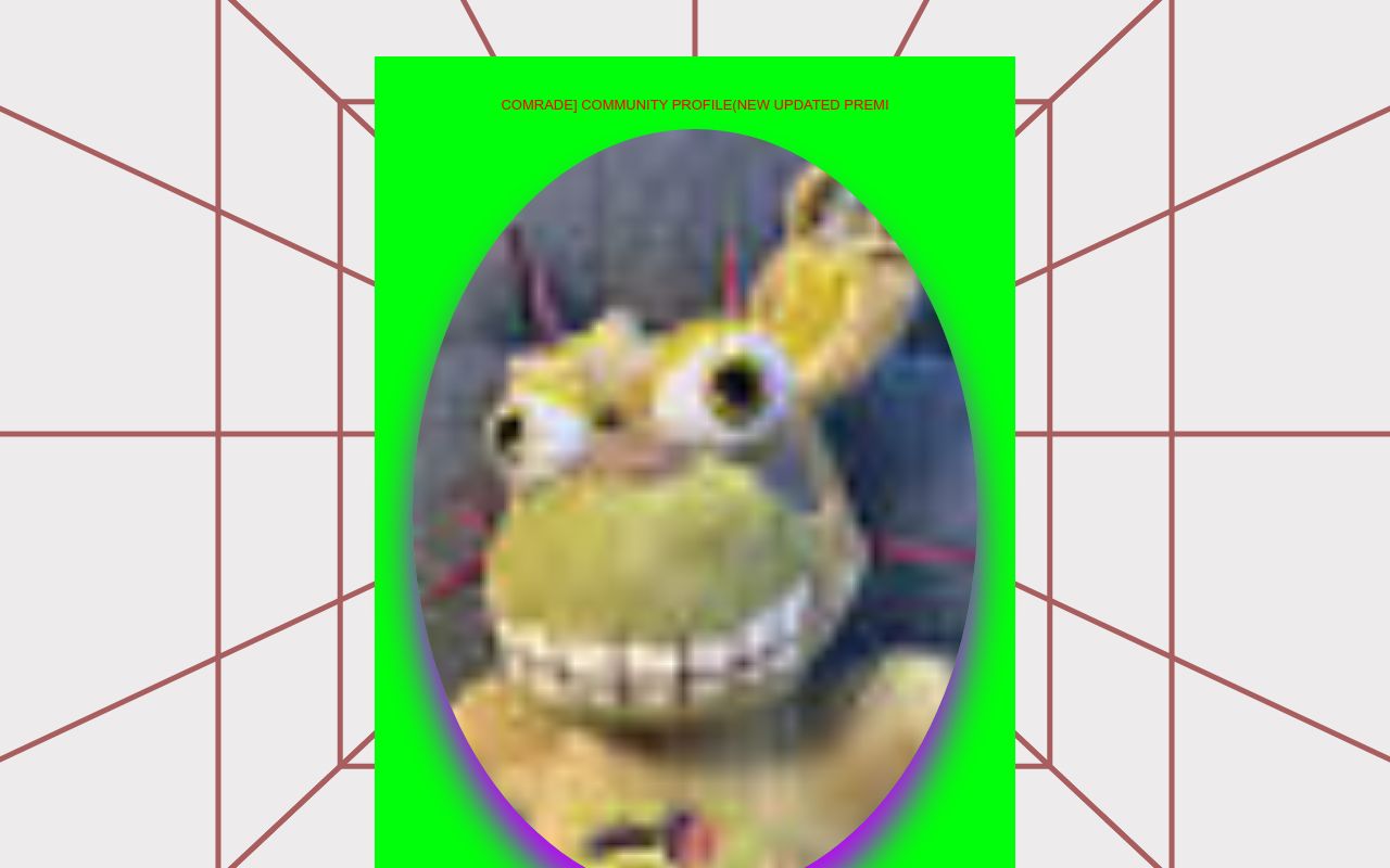 Carrd profile picture for @comrade